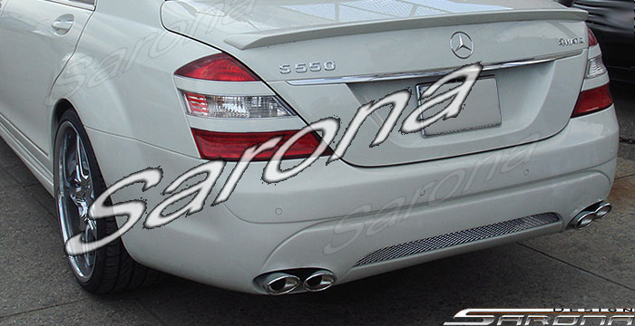 Custom Mercedes S Class  Sedan Rear Bumper (2007 - 2013) - $650.00 (Part #MB-065-RB)